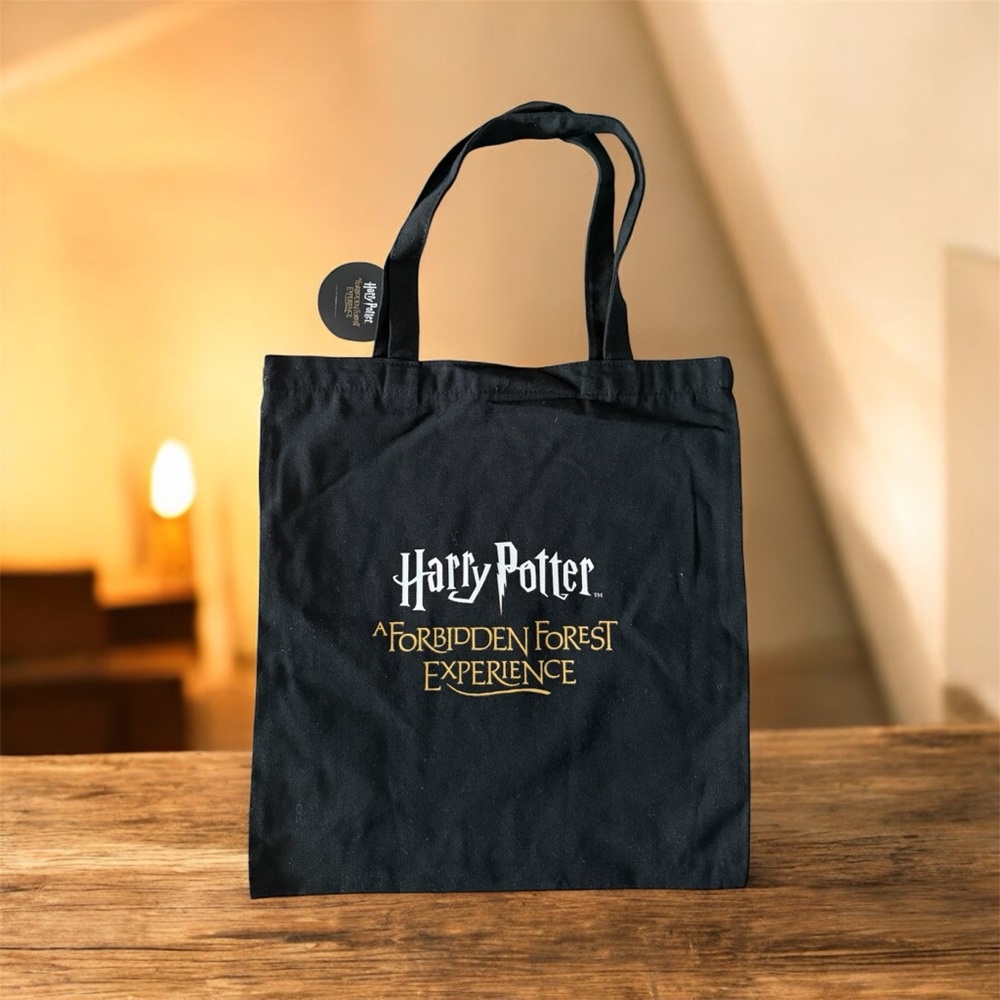 Harry Potter Forbidden Forest Experience Tote Bag Black